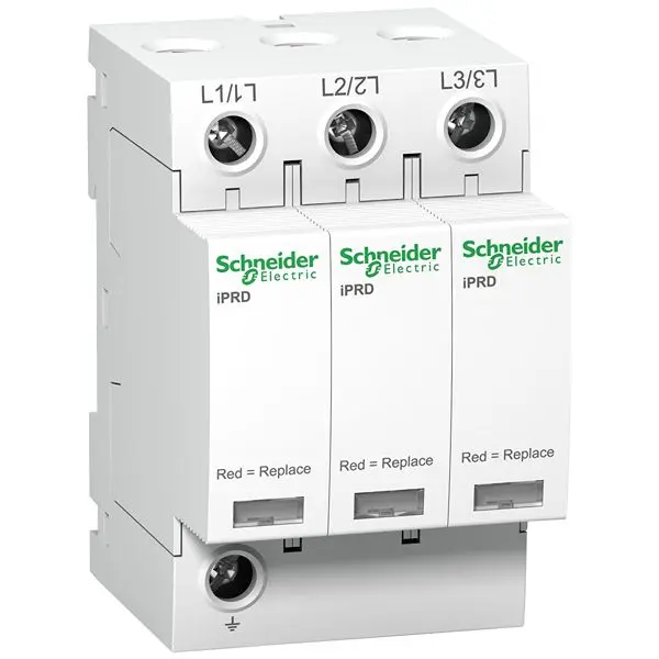 Protector de transitorios, 40kA, 350V ac, montaje: Montaje presión A9L | A9L40301 Schneider Electric