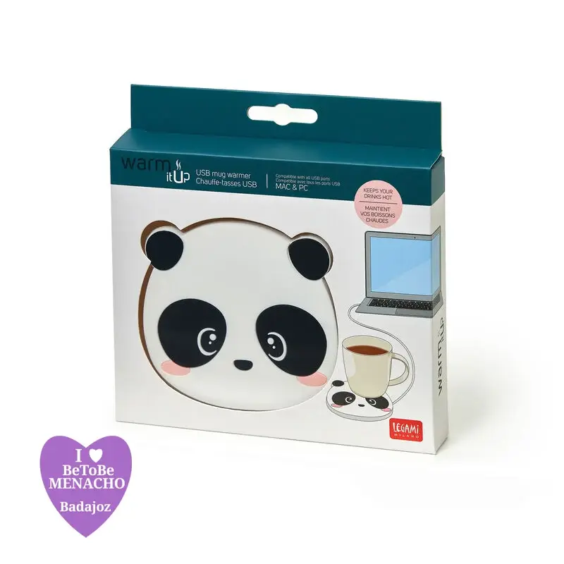 Calentador De Tazas Con Conexión USB Oso Panda - Legami