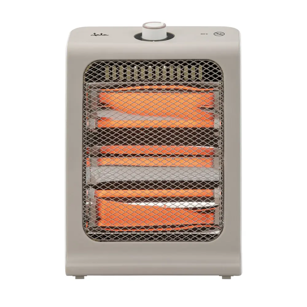 Estufa jata jces2460 con 2 barras de cuarzo, 2 potencias de calor (800 w)
