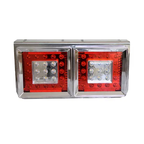 Faro Posterior Compatible Cromado 50led (R=L) 24V mica Blanco Hb