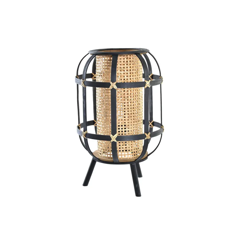 LAMPARA SOBREMESA BAMBU 31X31X51 SIN ADITIVOS MARRON