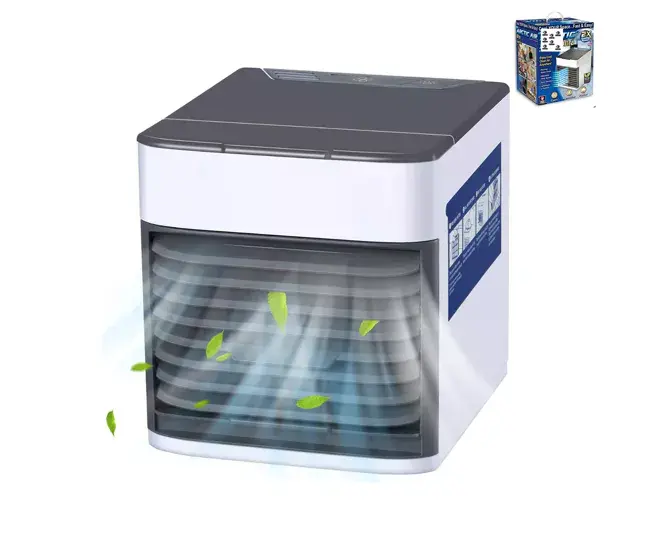Mini Aire Acondicionado Climatizado Portátil Klack Ventilador Pequeño Usb Para Hogar con Difusor De Agua