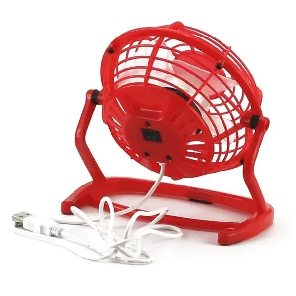 Mini Ventilador con USB para Ordenador 144389 - Color Rojo