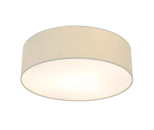 Plafón ALINA crema normal 3 luces 25W 15x40x40cm marca CONFORAMA
