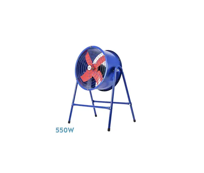 ventilador de pie metálico color azul serie torrente 58cm