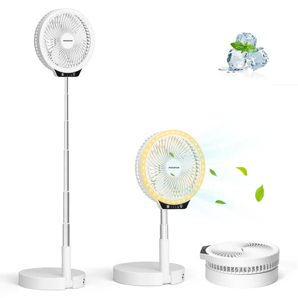 Ventilador de pie portátil, 8000mah ventilador usb aigostar paula