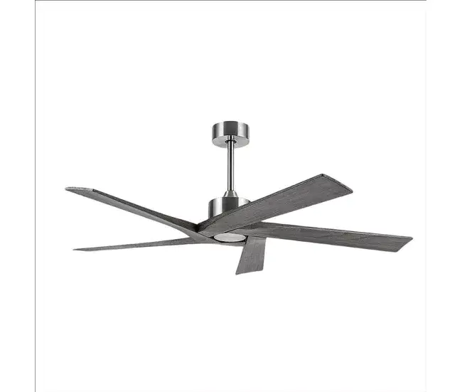 ventilador de techo metálico color niquel serie nadir 142cm