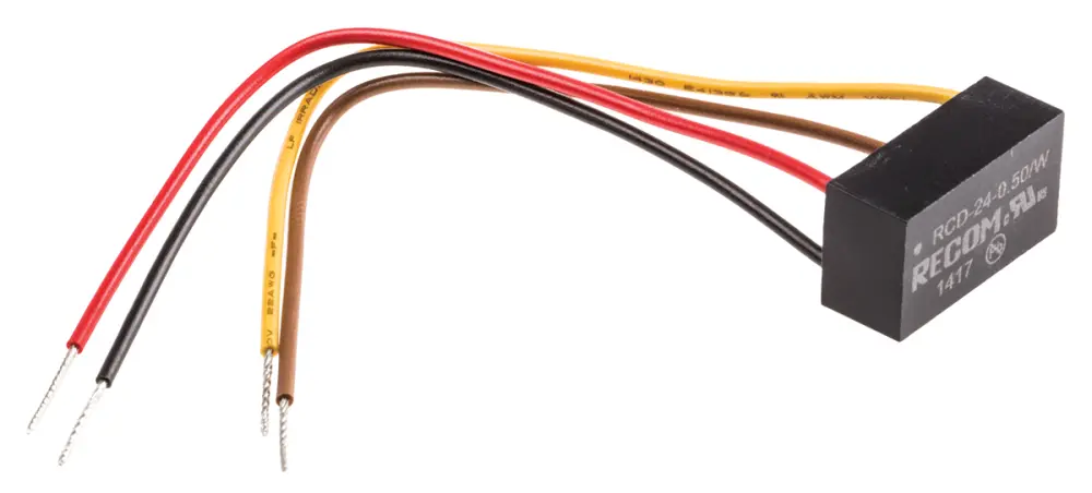 Driver LED corriente constante Recom RCD-24 de salidas, : 4,5→ 36 V dc, OUT: 2 → 35V dc, 500mA, 18W, | RCD-24-0.50/W