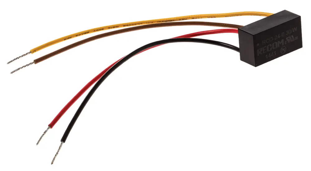 Driver LED corriente constante Recom RCD-24 de salidas, : 4,5→ 36 V dc, OUT: 2 → 35V dc, 300mA, 10.5W, | RCD-24-0.30/W