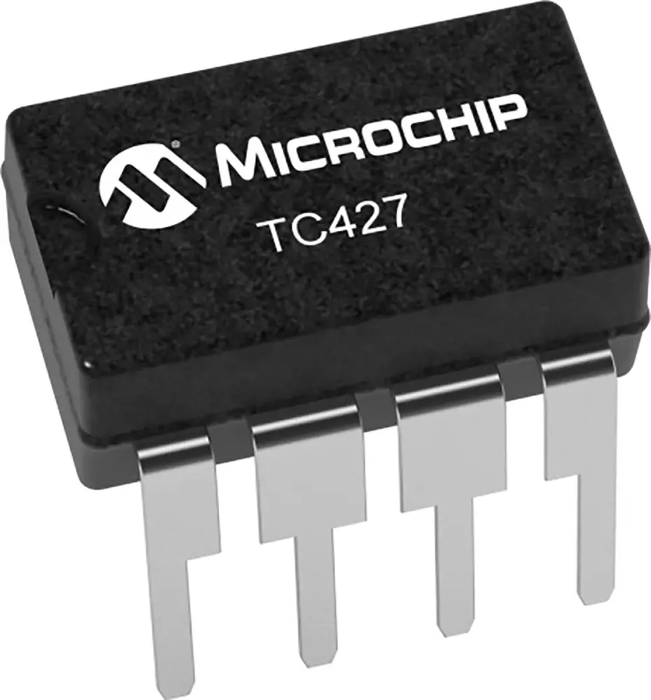 Driver de puerta MOSFET TC427CPA, 1,5 PDIP 8 pines Microchip