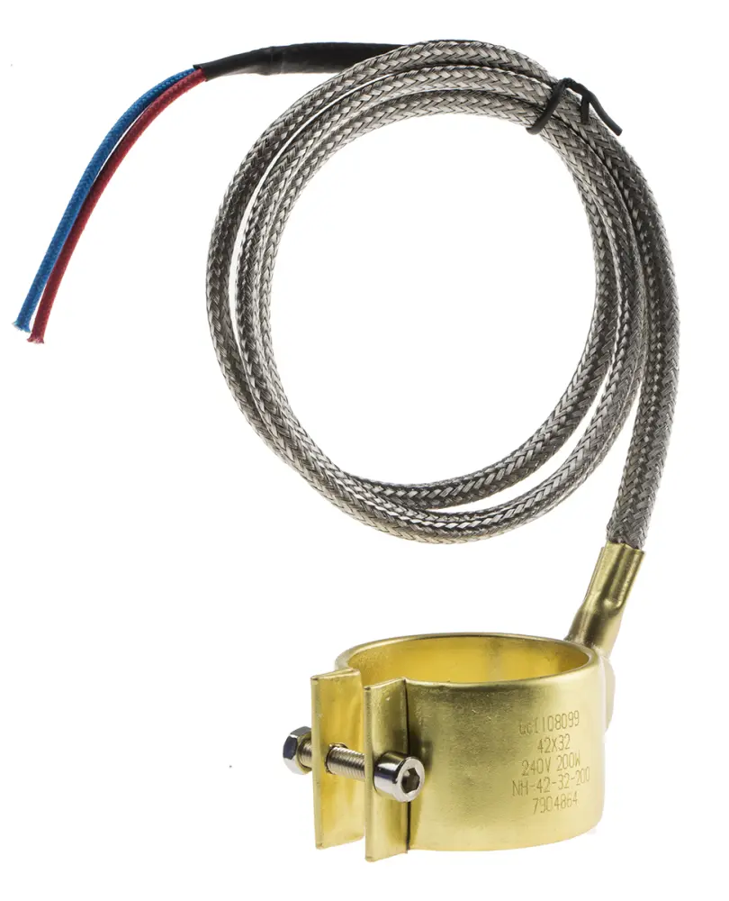 Calentador de banda, anch. 32mm, Ø 42 mm, 230 V ac, 200 W