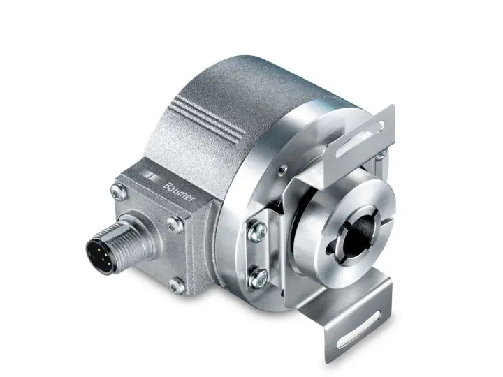 Encoder óptico Baumer, 1000 Pulsos, 8 → 30V dc, eje de 12 mm, Montaje con Reborde, Hueco, Terminación Conector | EIL58...
