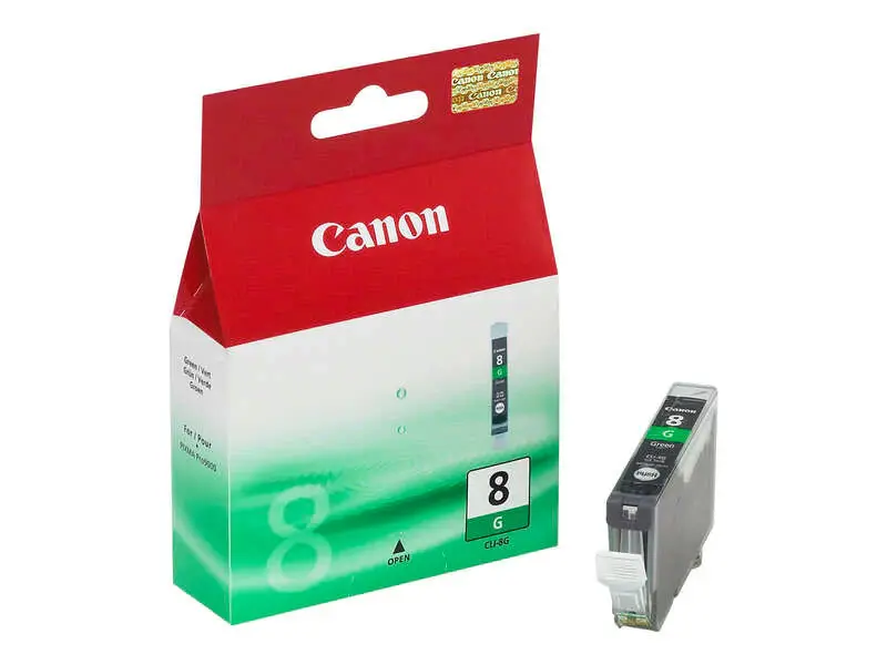 Canon CLI8 Verde Cartucho de Tinta Exclusivo - 0627B001