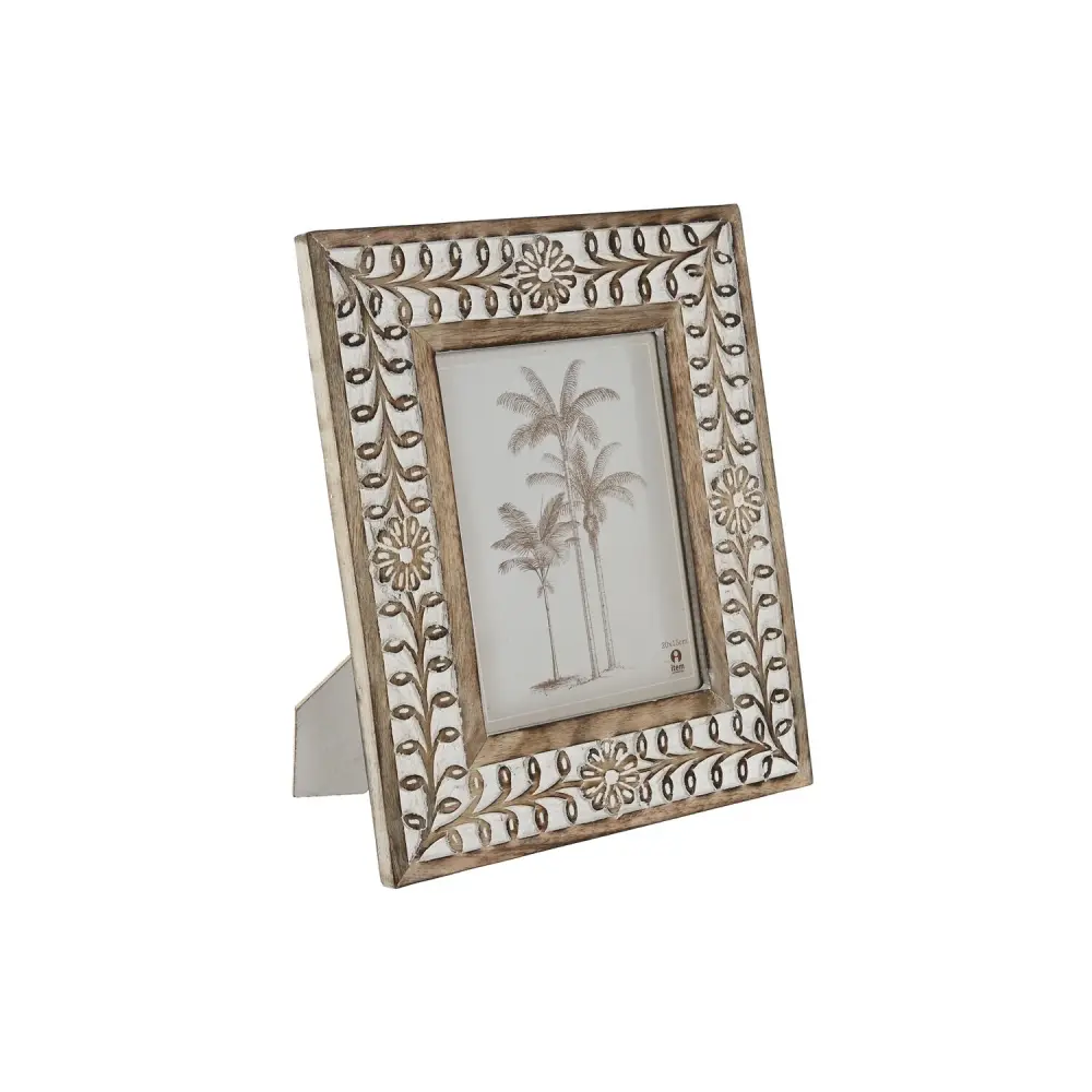 MARCO FOTO 15X20 MANGO CRISTAL 26:5X2X31:5 FLOR