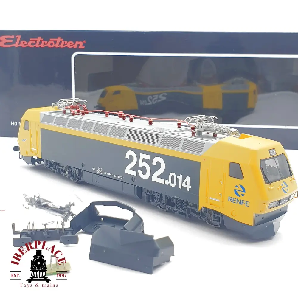♻️ Segunda Mano - Electrotren E2522 Electrónico Locomotora Eléctrica 252 014 RENFE H0 escala 1:87