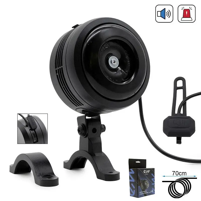 Claxon con alarma alta potencia -70dB con Garantí de 2 ños