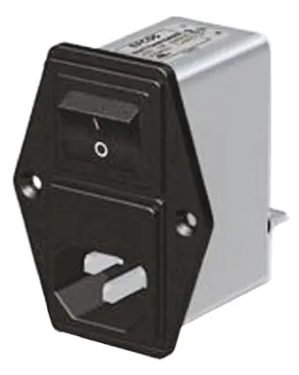 Filtro IEC EPCOS serie B84776, 250 V AC / DC, 2A, 50/60Hz | B84776A0002A000