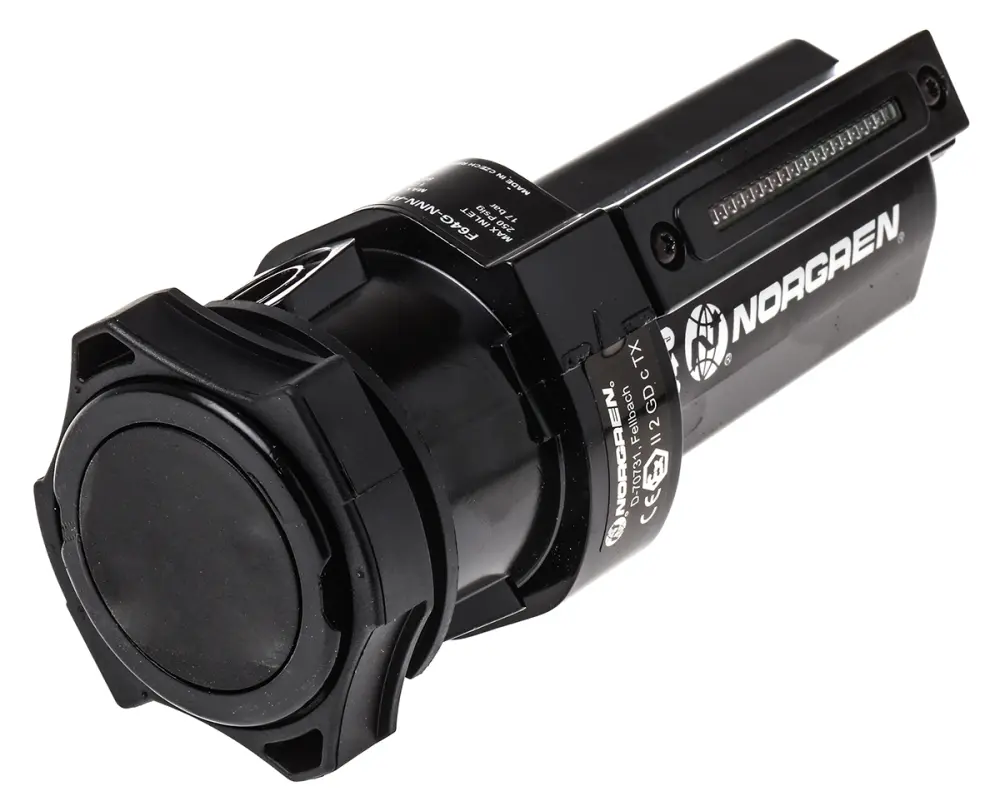 Filtro neumático Norgren F64G 40μm G 3/8, Automático | F64G-NNN-AD3