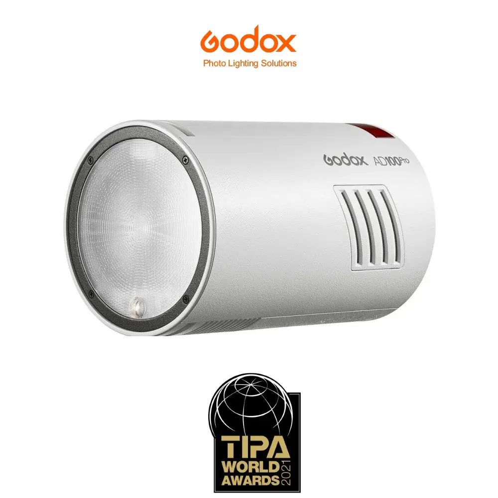 Flash autónomo Godox AD100Pro Gris con Control Remoto por Radio
