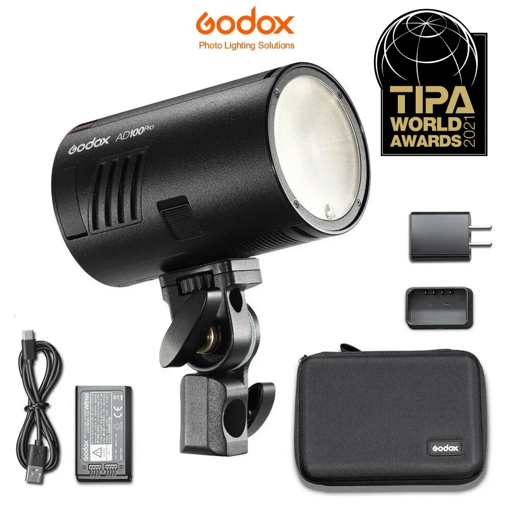 Profesional de Estudio Flash autónomo Godox AD100Pro