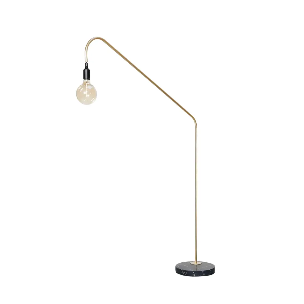 Stalamp - Ellis - Goud/Zwart Marmer - 142cm