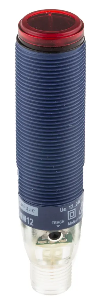 Fotocélula de cuerpo cilíndrico Telemecanique Sensors Multimode, alcance 120 mm → 15 m., salida PNP, Conector de | XUB...