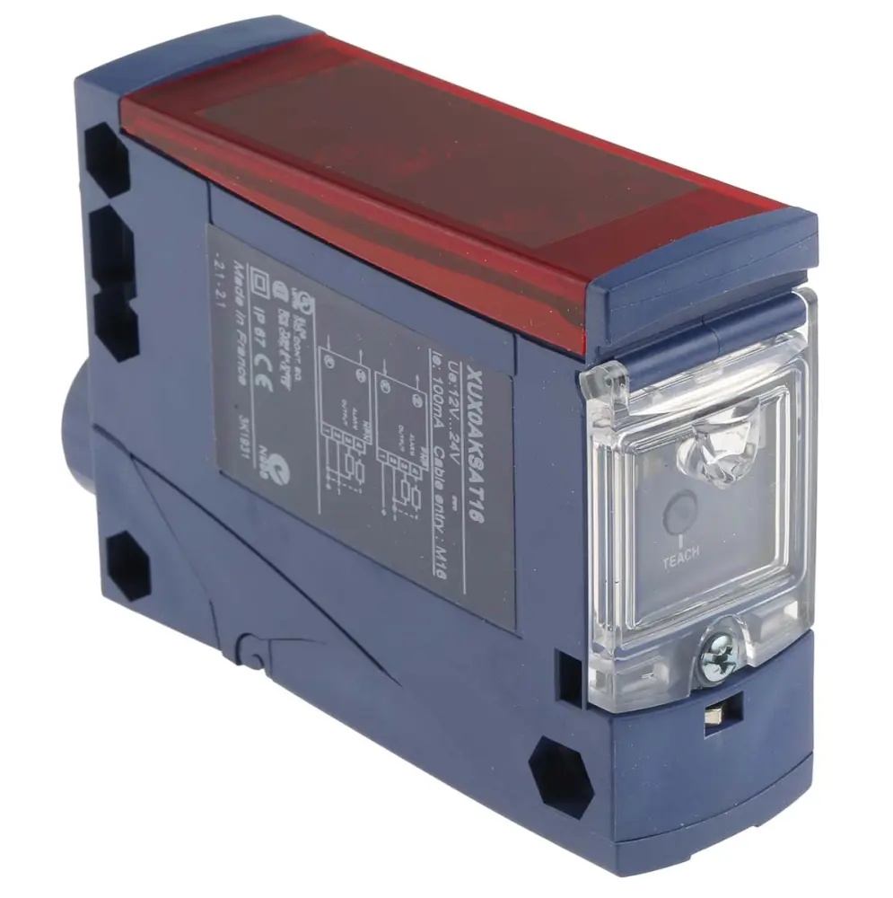 Fotocélula rectangular Telemecanique Sensors Multimodo, alcance 1,3 m; 2 m; 11 m; 40 m, salida PNP/NPN, Tornillo | XUX0AK...