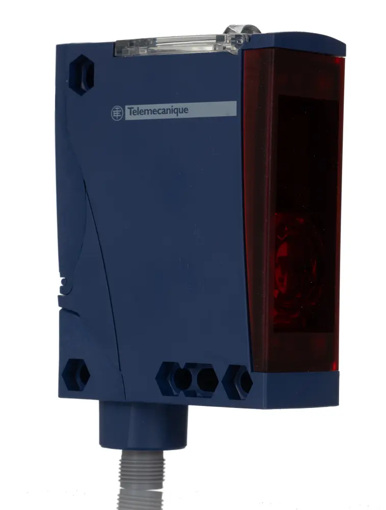 Fotocélula rectangular Telemecanique Sensors, Sistema Barrera de Luz, alcance 40 m, Conector de M12 4 clavijas, IP65, | X...