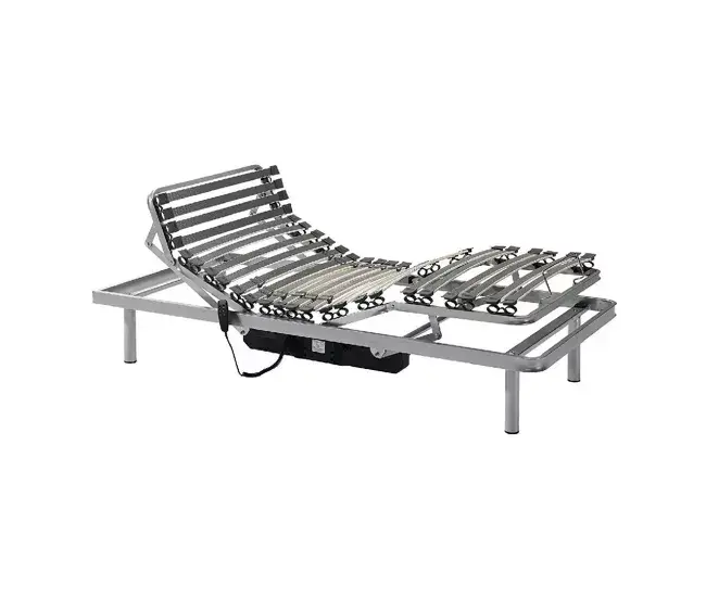 Somier ERGONOMIC 90X190 5 planos diferentes de articulación | Altura 35cm | Mando con cable y posición de parada 0 en ca...