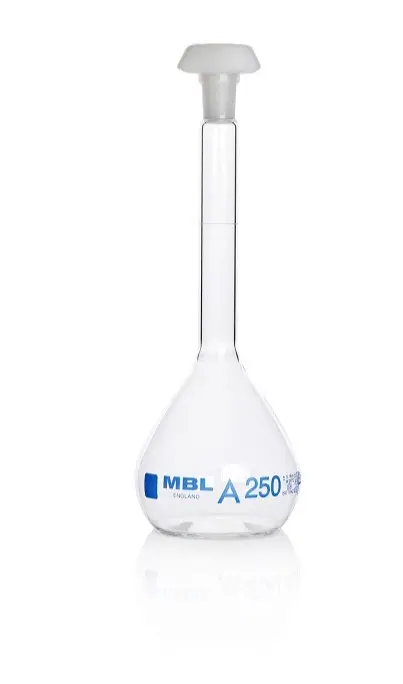 Frasco de laboratorio, 200ml, Vidrio de borosilicato