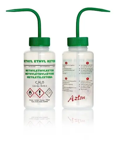 Frasco de laboratorio, 500ml, Polietileno de baja densidad