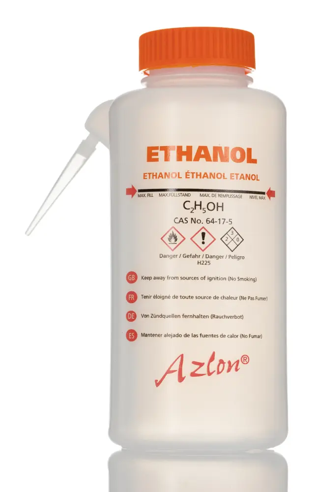 Frasco de laboratorio, 500ml, Polietileno de baja densidad