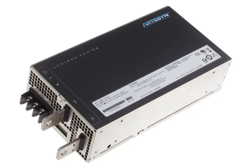 Fuente de alimentación conmutada Artesyn, 12V dc, 133A, 1.5kW, 1 salida, para uso médico, Montaje en rack | LCM1500L -T