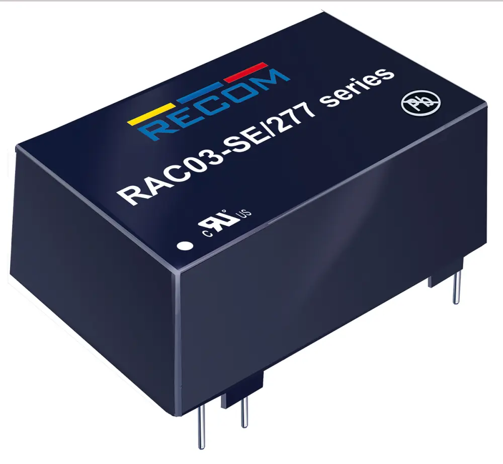 Fuente de alimentación conmutada Recom, 24V dc, 125mA, 3W, 1 salida, Montaje en PCB | RAC03-24SE/277
