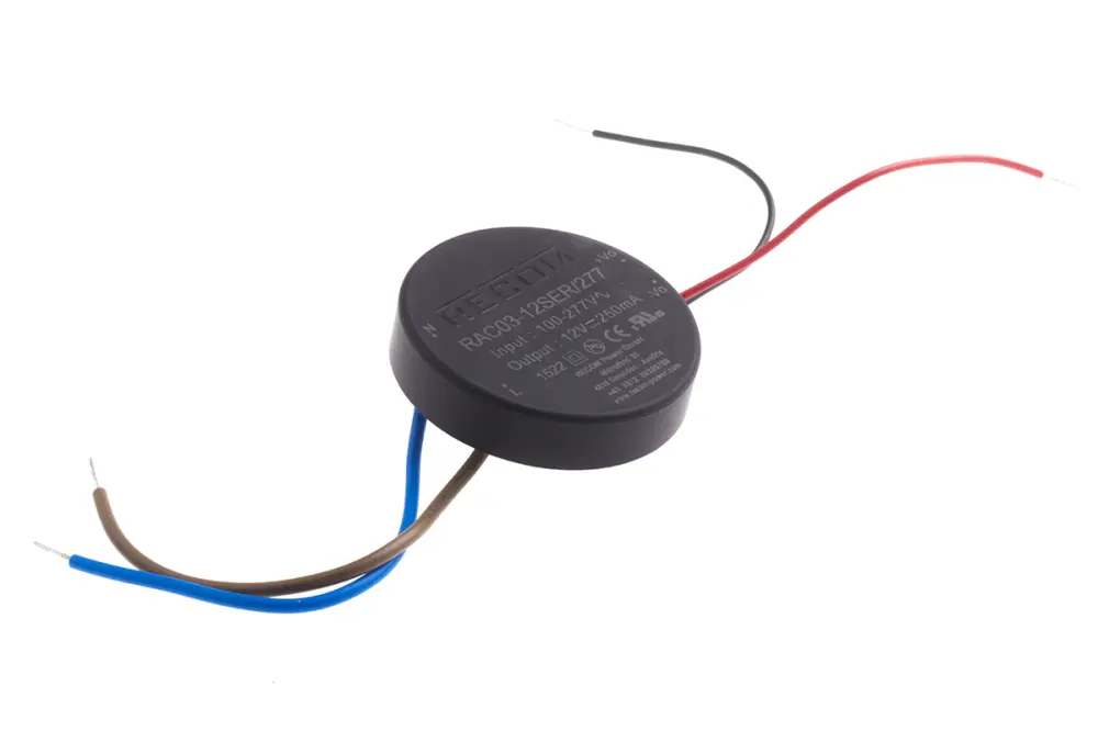 Fuente de alimentación conmutada Recom serie RAC03-SER/277, 12V dc, 250mA, 3W, 1 salida, Montaje en panel | RAC03-12SER/277