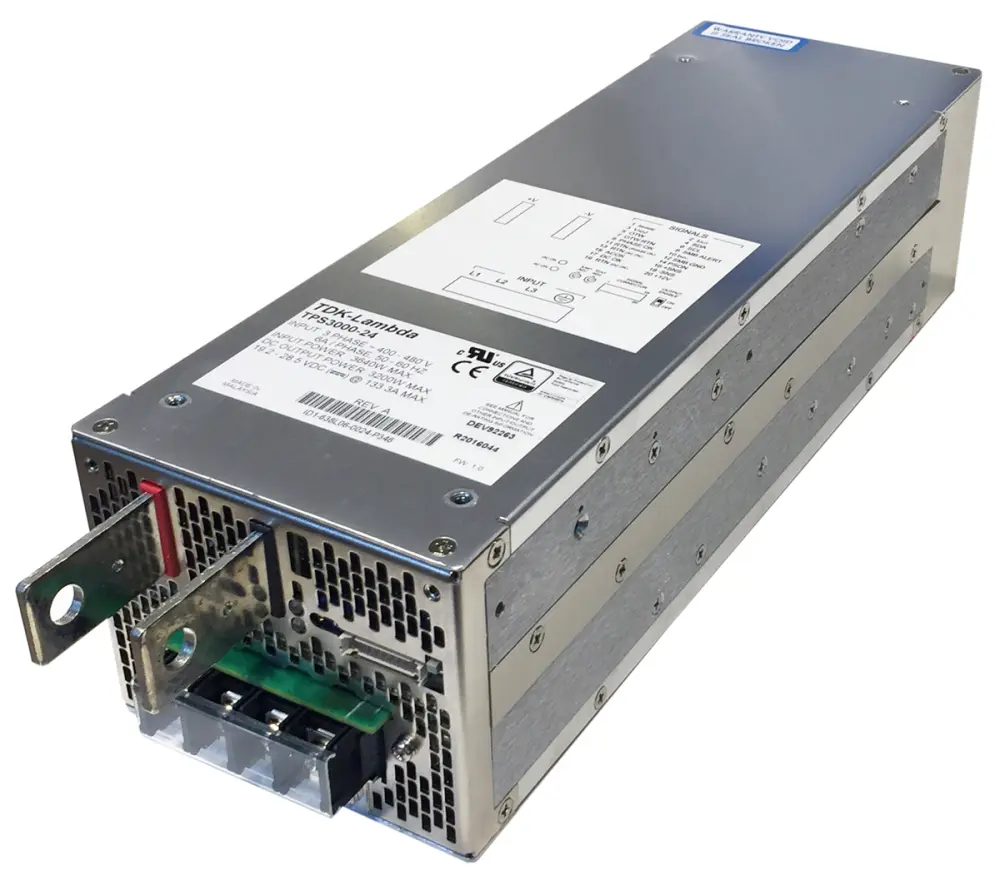 Fuente de alimentación conmutada TDK-Lambda, 24V dc, 125A, 3kW, 1 salida, Montaje en rack | TPS3000-24