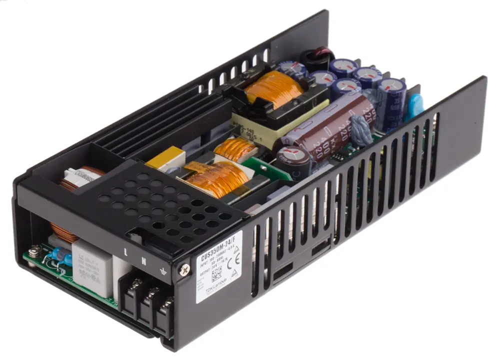 Fuente de alimentación conmutada TDK-Lambda, 24V dc, 14.7A, 352.8W, 1 salida, para uso médico, Montaje en rack | CUS350M...