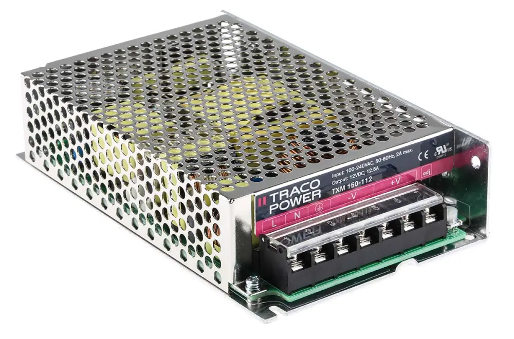 Fuente de alimentación conmutada TRACOPOWER, 12V dc, 12.5A, 150W, 1 salida, Montaje en panel | TXM 150-112