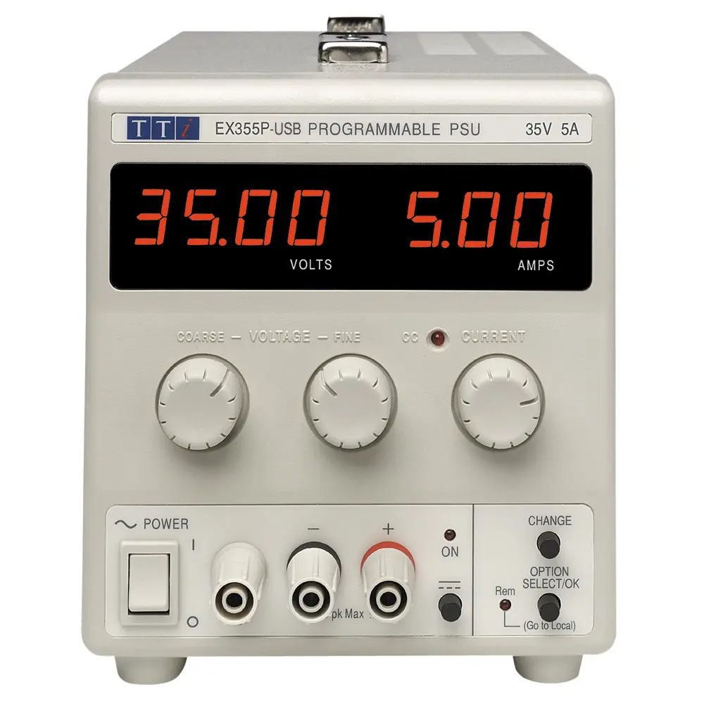Fuente de alimentación Aim-TTi EX355P-USB, 1 salida, 0 → 35V, 0 → 5A, 175W