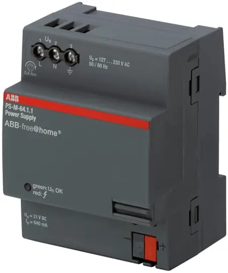 Fuente de alimentación de carril DIN ABB PS-M 21 → 30V dc 640mA | 2CDG510001R0011 PS-M-64.1.1