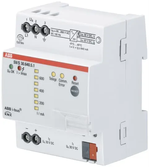 Fuente de alimentación de carril DIN ABB SV/S 30V dc 640mA | 2CDG110146R0011 SV/S30.640.5.1