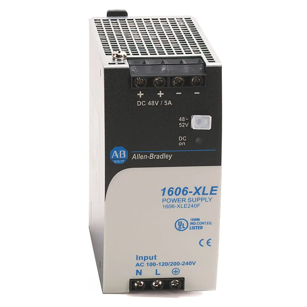 Fuente de alimentación de carril DIN Allen Bradley, 1606 24V dc 20A | 1606-XLE480EP