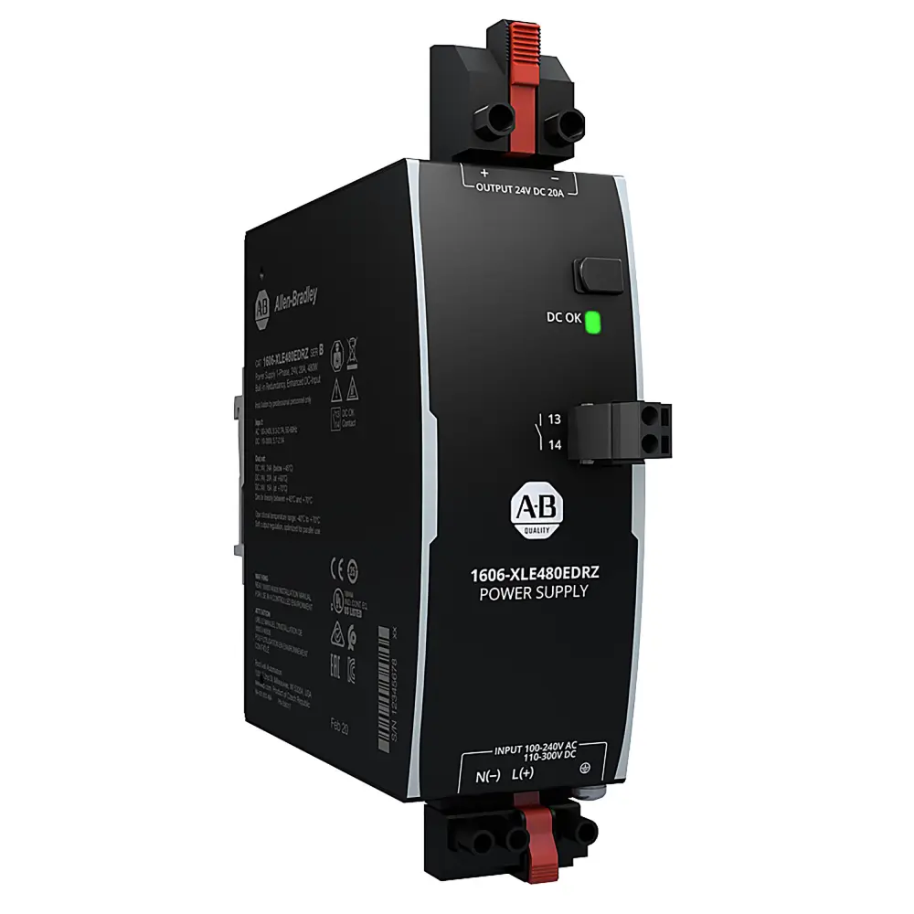 Fuente de alimentación de carril DIN Allen Bradley, 1606 24V dc 20A | 1606-XLE480EDRZ