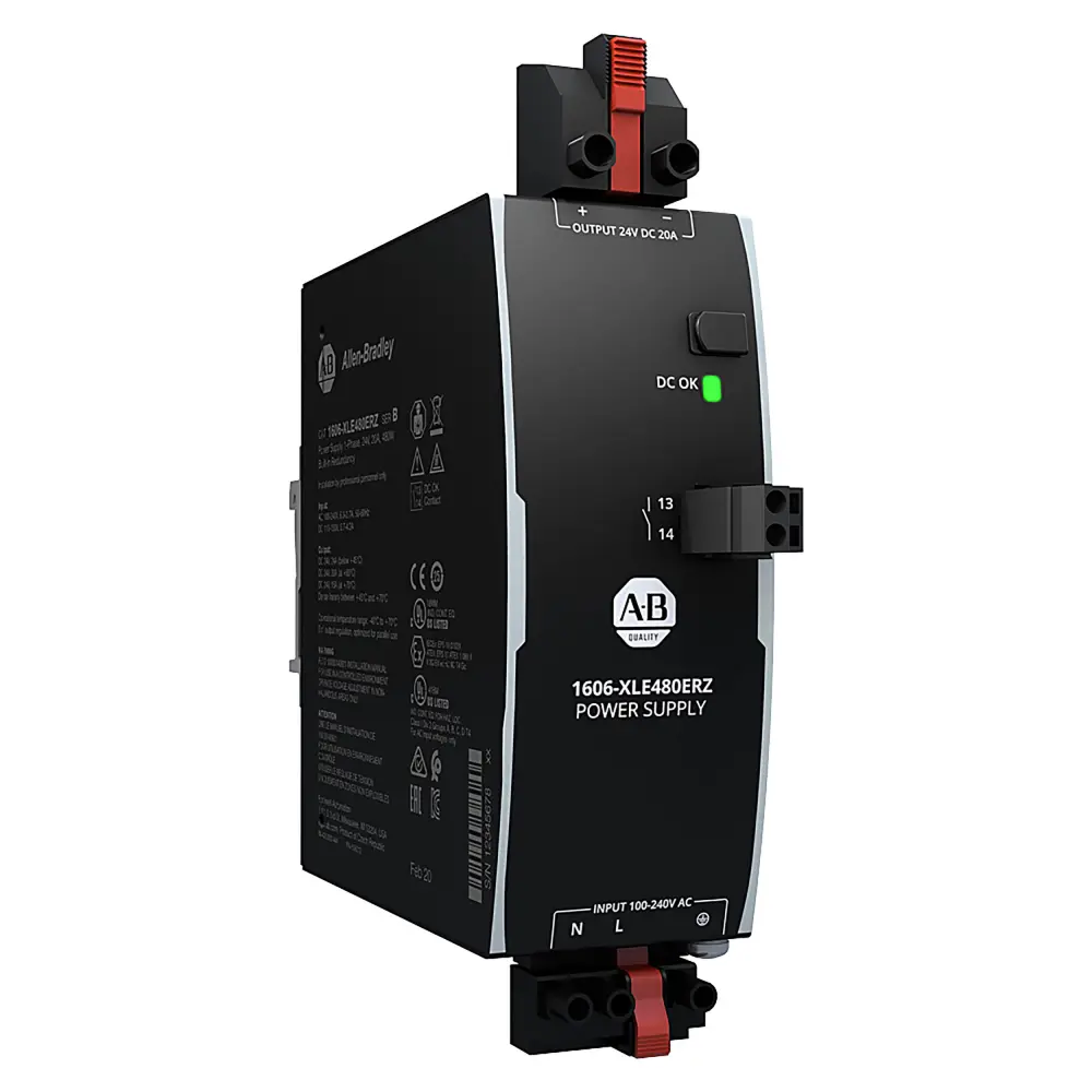 Fuente de alimentación de carril DIN Allen Bradley, 1606 24V dc 20A | 1606-XLE480ERZ