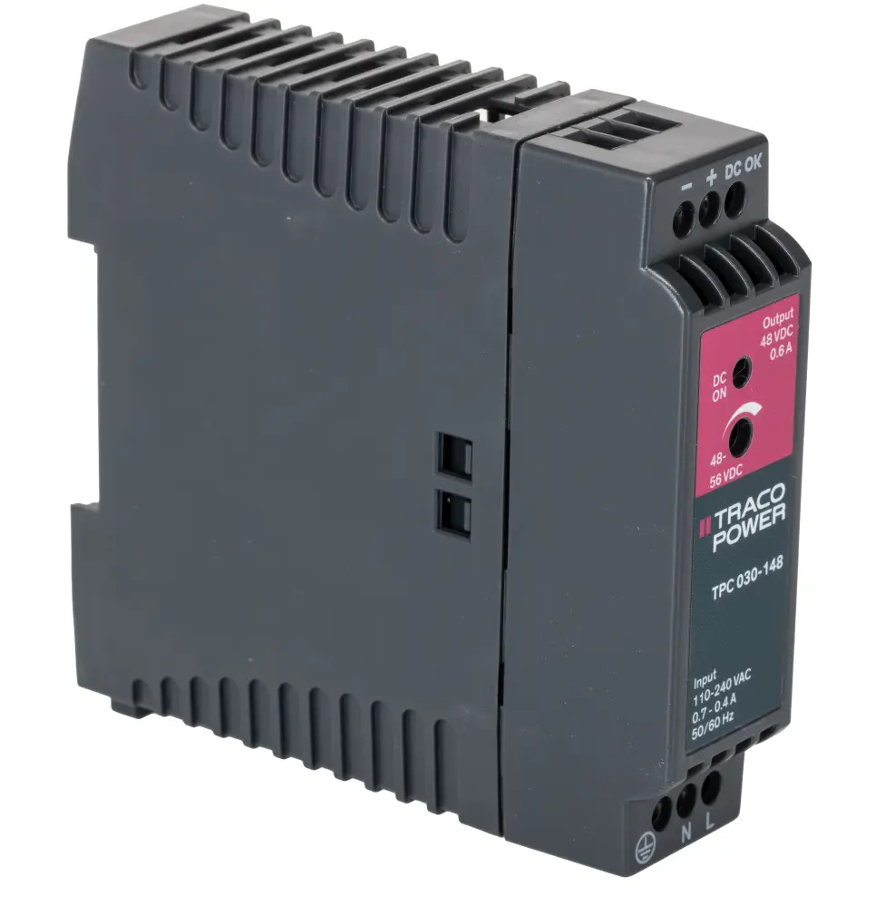 Fuente de alimentación de carril DIN TRACOPOWER TPC, 1 salida 48V dc 600mA 30W | TPC 030-148