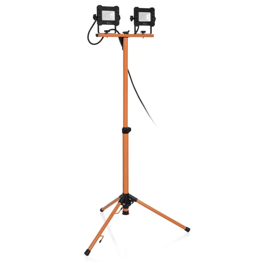 Funda de Cuero Sintético Smartwares luces de trabajo LED sobre trípode 61x61x65-125 cm
