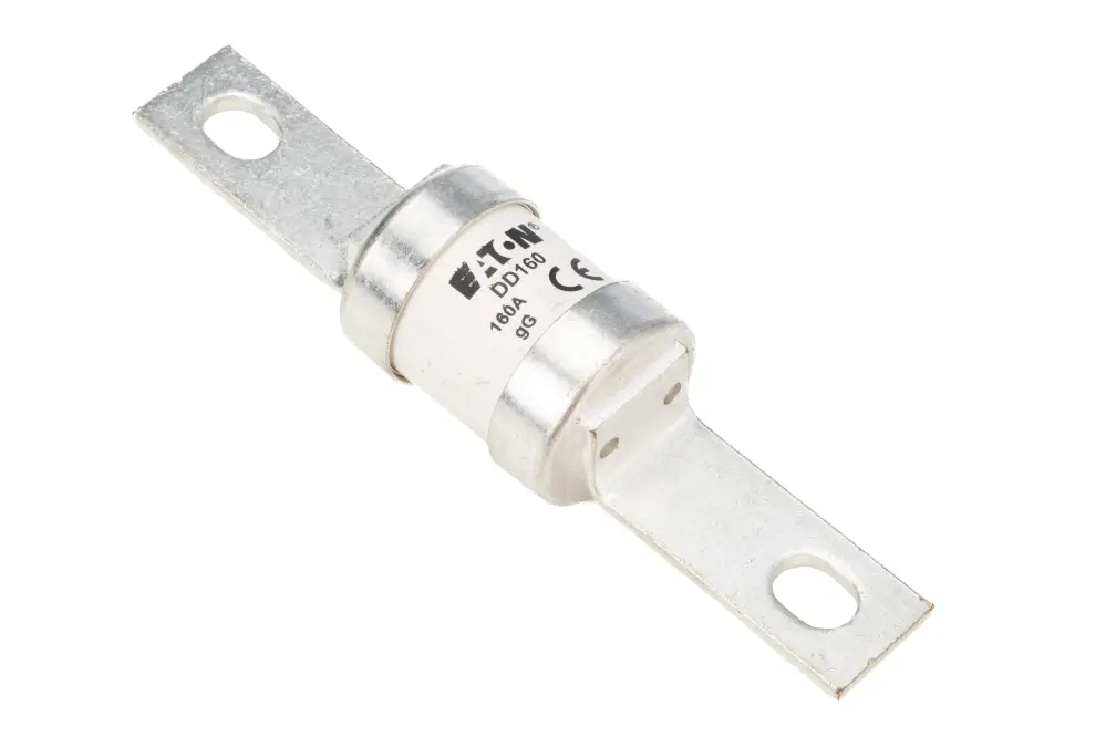 Fusible de cuchillas perforadas centradas Eaton, B2, gG, 415V ac, 160A, BS 88, IEC 269 | DD160