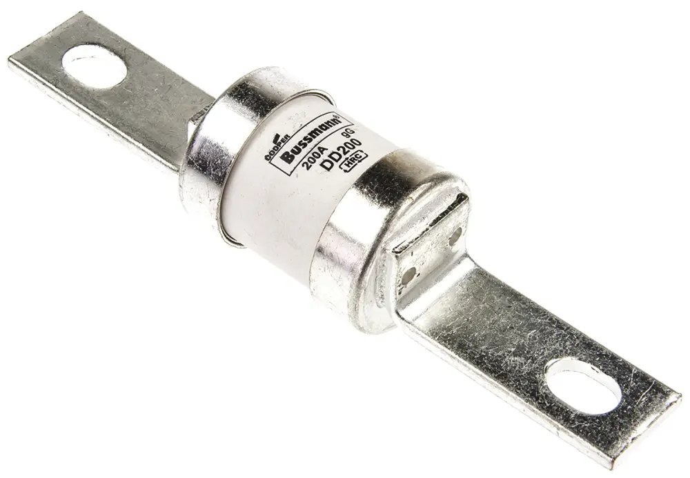 Fusible de cuchillas perforadas centradas Eaton, B2, gG, 415V ac, 200A, BS 88, IEC 269 | DD200