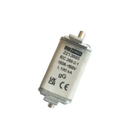Fusible NH de cuchillas cuadradas , NH00, gG, 415V ac, 160A, F, IEC 60269-2