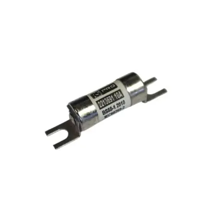 Fusible de cuchillas ranuradas excéntricas , A1, gG, gM, 250 V dc, 415V ac, 10A, IEC 60269-2/BS 88-2